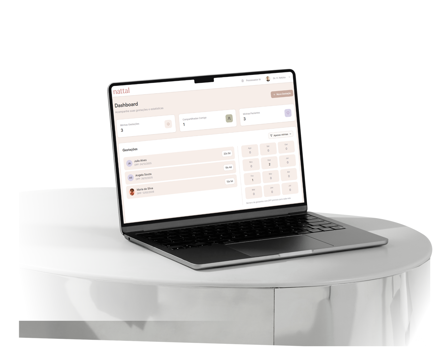 Nattal no computador